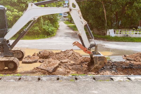 Cost of Water Line Excavation in Spring Hill