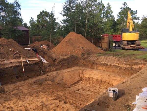 Cost of Pool Site Excavation in Spring Hill