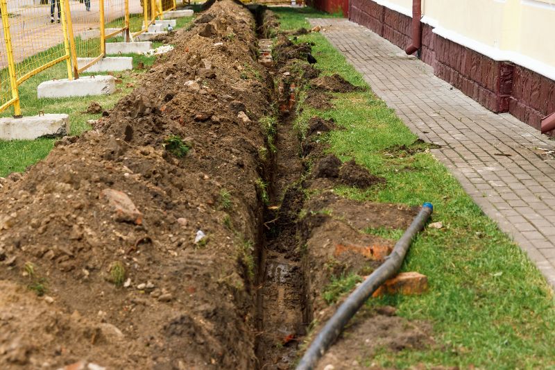 Drainage Trench Excavation